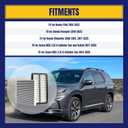 Engine and Cabin Air Filter for Honda Pilot 16-22 for Passport 19-25 for Ridgeline 06-14 17-25 for Acura MDX 3.0L Gas/Hybrid 17-20 for MDX 3.5L Gas 14-20 Replace CA12061 CF10134