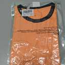 ZDC Boys Short Sleeve T Shirts 2026 Kids Summer Crewneck Color Block Tops Fashion Tees 5-14 Years Orange (Orange)