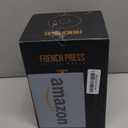 Veken French Press Coffee Maker 34oz, No Plastic Touching Cafe,Thickened Glass Stainless Steel Brewer, Cold Brew Cafetera Tea pot for Kitchen Travel Camping, Gifts, Decor, Bar Accessories, Dark Pewter