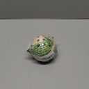 Handmade Travertine Stone Incense Resin Burner Holder Natural Stone Incense Burner with Brass Insert for Home Decor & Relaxation, (Light Beige)