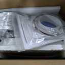 Bathroom Exhaust Fan with LED Light, 9.8" Panel 8.27"x8.27" Mount, 100 CFM 1.0 Sones Ultra Quiet, 4" Duct, Energy Efficient Ceiling Mount Ventilation Fan for Bathroom Home Office