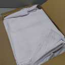 sancua 6 Pack White Tablecloth 60 x 120 Inch, Rectangle Table Cloth for 8 Feet Tables - Stain and Wrinkle Resistant Washable Polyester Table Cover for Dining Tables, Buffet Parties and Camping