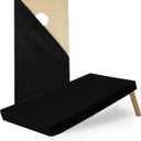Play Platoon Cornhole Board Cover 2 Pack, Regulation Size, Protects Boards from Sun, Rain, Snow, Fits Standard Sizes, Includes Shoulder Strap (Black)