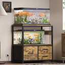 Heybly 20-29Gal Fish Tank Stand with Drawer, Power Outlet,330lbs HAS001SR-1