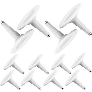 Jolux 12 Pack 5/6 Inch LED Can Lights Adjustable Recessed Retrofit Downlight,12W=60W,5000K Daylight, 800LM,Dimmable,ETL Damp Rated Replacement Recessed Lighting Install,Flat Trim, E26 Base.