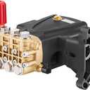 1" Shaft Horizontal Pressure Washer Pump 4000 PSI, Max 4.0 GPM, Compatible with Simpson MorFlex models 40224, 40225, 40226, and Santoprene model 41182.