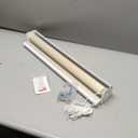 Zebra Blinds for Windows, Free-Stop Zebra Shades, Dual Layer Light Filtering Sheer Blinds for Indoor Windows, Roller Window Shades for Privacy (24" W X 72" H, Cream)