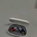 Hearing Aids for Seniors Rechargeable with Noise Cancelling, Invisible Hearing Amplifiers for Adults Hearing Loss, Comfort In-ear Hearing Devices (Red Blue)