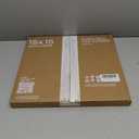 Homeforia 15x15 Picture Frame Black, High End Metal 15 x 15 Square Poster Frames with Mat 11 x 11 Photo, 15x15 Black Frame Matted to 11x11 Print, 15by15 Thin Frames, Tempered Glass, Wall Kit, Set of 1