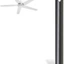 Ceiling Fan Downrod with Extension Cord,1 FT Downrod for Ceiling Fan,1 inch Outside Diameter,Ceiling Boom Suitable for a Wide Range of Fans (Black, 48in)