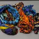 Censen 12 Pcs African Headbands for Women - Chiffon Knotted Assorted Bandeau Headbands Wide Yoga Elastic Hair Wraps - Hair Accessories for Girls Lady Running (Vivid)