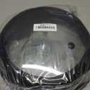 Microwave Splatter Cover Vented Glass Guard Lid with Collapsible Silicone for Food as Pot Cover 11.8 inch Large Plate for 6 7 8 9 10 11 inch Plate Bowl (Black)