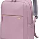 Laptop Backpack for Women - Business Travel Anti Theft Laptop Bag Backpack Water Resistant College Computer Backpacks for Men Women Fits 15.6 Inch Notebook (Pinkish purple)