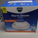 Vicks Warm Steam Vaporizer & Humidifier 1.5 Gallon Tank for Small and Medium Rooms, Night Light, Works with VapoPads and VapoSteam