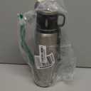 Stainless Steel Insulated Bottle, 27oz with cup Vacuum Insulated Water Bottle, Thermo for Hot Drinks/Cold Drinks,24-Hr Insulation Commute, Travel (Silver)