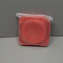 POPCO Silicone Popcorn Maker - Microwave Popcorn Popper - Collapsible Bowl, Heat-Resistant, Easy to Clean, Ideal for Family Movie Nights, 15-Cup Capacity - Transparent Red