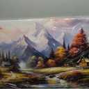 Prepeyssee Mountain Wall Art Large Landscape Lake Wall Art for Living Room Bedroom Office Home Decor Modern Farmhouse Artwork 20x40 Inch