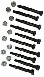New Package of 10 Shear Bolts/Nuts for Square Baler - A-80A139 Compatible with John Deere + Free EBOOK - Your Lawn & Lawn Care -