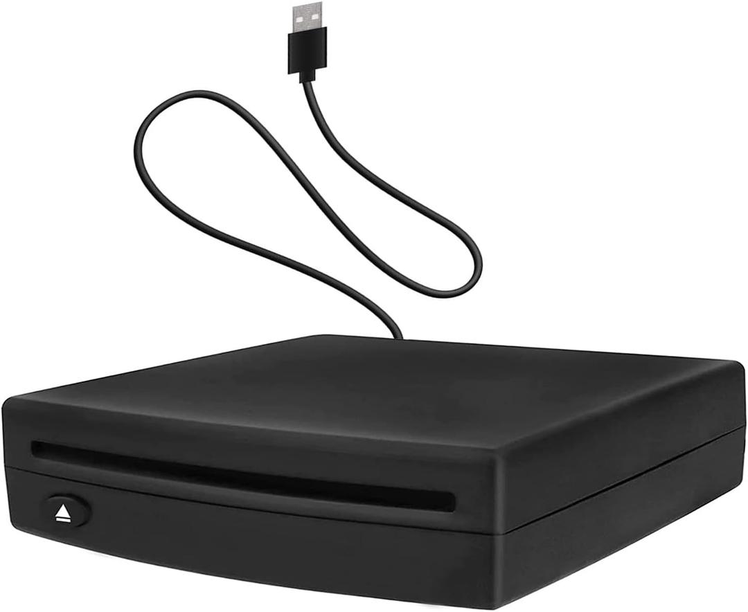 External USB Car Universal CD Player,Vehicle CD Player for Car via USB Radio Connection Portable CD Player for Car Android Navigation with USB Port-Plug and Play