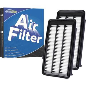 2-PACK Engine Air Filter Fits for Honda Civic (2016-2022) /CR-V (2017-2022) L4 1.5L Turbo Air Filter Replacement for CA12050 17220-5AA-A00 Accessories