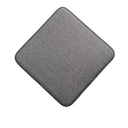 Chair Cushions Indoor Square Seat Cushions for Stools Bar Stool Cushions Cover Tatami Cushion Pillow Kitchen, Home, Office Chair Pads (20x18 Inches, Grey) Pack of 2
