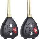 MechanMagic Key Fob Remote Replacement Fits for 2010 2011 2012 2013 2014 2015 2016 2017 2018 2019 Toyota 4Runner /Rav4/Yaris HYQ12BBY HYQ12BDC Keyless Entry Remote Control G Chip (Pack of 2)