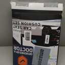 Elmara Doctor-Designed Car Seat Cushions for Driving  Car Seat Back Support, Driver Seat Cushion and Back Cushion for Car, Pillow for Driving Seat  The Ultimate Comfort Solution for Cars (Black)