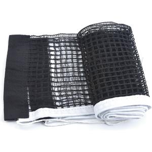 Ping Pong Net Nylon Pingpong Net for Indoor Outdoor School Gym Black Table Tennis Net Replacement (70.8" x 5.9")