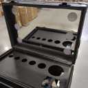 SHANY REBEL Pro Series  Makeup Artists Multifunction lighted Cosmetics Rolling Case with Fan - ONYX (BLACK)