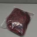 34 Inch Deep Wave Lace Front Wigs Human Hair 5x5 HD Lace Front Human Hair Wigs Pre Plucked Brazilian Curly 99J Burgundy 180 Density Glueless Frontal Wigs For Black Women