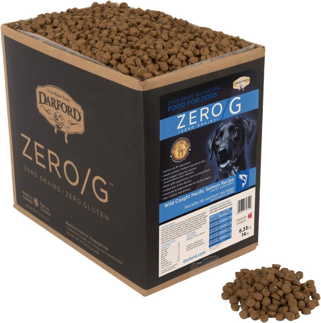 Zero/G Wild Caught Pacific Salmon Recipe Oven Baked Dog Food, 14 Pound (Pack of 1)