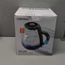 Chefman 1.7-Liter Electric Tea Kettle w/ Borosilicate Glass and Automatic Shutoff - Black