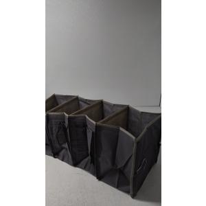 MECCANIXITY Hanging Closet Organizer, 4-Tier Shelf Hanging Closet Organizer with 2 Sturdy Hooks Closet Hanging Shelves for Bedroom Living Room, Grey Pack of 1