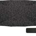 Black Leopard Windshield Sun Shade Umbrella Animal Skin Print Foldable Car Front Window Sunshade Blocks UV Rays Heat Keep Vehicle Cool (55" x 27.5")