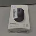 Dell Mobile Wireless Mouse - MS3320W, Wireless - 2.4 GHz, Bluetooth 5.0, Optical LED, Mechanical Scroll, 1600 DPI, 3-Buttons - Black