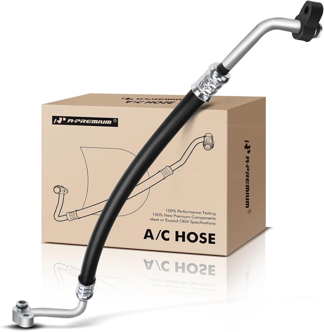 A-Premium A/C Discharge Line Hose Assembly Compatible with Honda Civic 2001-2005 1.7L, Civic 2002-2003 2.0L & Acura EL 1997-2000 1.6L, EL 2001-2005 1.7L, Compressor to Condenser