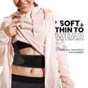 Posture Corrector Brace for Women - Back Posture Corrector for Hunchback & Shoulder Pain Relief, Spine Alignment, Invisible Under Clothes (Black, Medium 23-32 in)