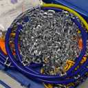 232605 Adjustable Snow Tire Chains for Light Truck, SUV, Cars, Pickups, 2 Pack Anti-slip Snow Chains for Pickup Trucks Winter Tire Chains 225 235 255 265 275 - Series 232605