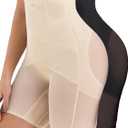 2 PCS Women's Shapewear Control Panties Tummy Control Underwear Butt Lifting Shapewear Girdle for Women (Large)