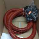 10FT Shop Vac Hose, Dust Collection Hose Kit for Home&Shop Vacuums System with 6 Adapters for Woodworking Power Tool & Sander, Compatible with festool/dewalt/bosch/ryobi/makita, etc Most Multi-Brands