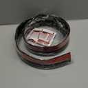 Door Draft Stopper,Adjustable Door Sweep for Bottom of Door,Silicone Weather Stripping Door Bottom Seal Blocker Air Noise,Under Door Gap Filler for Interior/Exterior Doors(Black, 39inch)