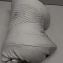 PAYHUIN Cervical Neck Pillow, Memory Foam Pillow for Pain Relief, 2 Height Adjustable Ergonomic Pillow with Breathable Ice Silk Cover, Contoured Neck Support Pillow for Side, Back and Stomach Sleepers (Pearl White)