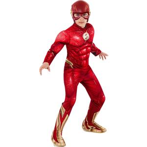 Rubies DC The Flash Movie: The Flash Deluxe Costume for Kids, Boy's Medium