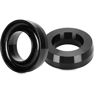 2 inch Front Level Lift Kit for Ram 1500 1994-2018(2WD Only), Leveling Lift Kit for Dodge Ram 2500/3500 1994-2011 2WD Forged Front Strut Spacers, Lift Kits Raise 2in on Dodge Ram (2pcs Black)