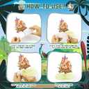 2 x 9 Pack Woodland Animals Honeycomb Centerpieces Table Decorations Woodland Baby Shower Decorations for Girl Boy Forest Theme Baby Shower Birthday Party Decorations Supplies