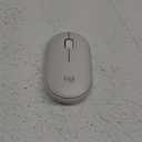 Logitech Pebble Mouse 2 M350s Slim Bluetooth Wireless Mouse, Portable, Lightweight, Customizable Button, Quiet Clicks, Easy-Switch for Windows, macOS, iPadOS, Android, Chrome OS - Tonal White