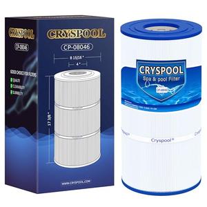 Cryspool® 08046 Filter Compatible with Hayward C900, CX900RE, C-900, PA90, Posi-Clear PXC-95, C-8409, Ultral-B6, PP-B6, FC-1292, 90 Sq. Ft Pool Filter Cartridge, 1 Pack