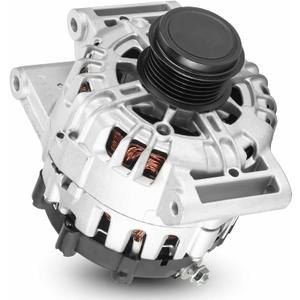 120 Amp New Alternator Fit for Buick Regal 13-14 2.4L, 11-13 2.0L, 12-17 2.4L, for Chevrolet Equinox 10-17 2.4L, for GMC Terrain 10-17 2.4L, for Saab 9-5 2011 2.0L, 1202330, 1204650, 95515960, 9551989