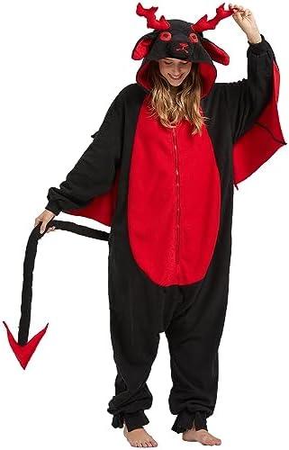 Jersey Devil Onesie for Adults - Halloween One-piece Mythical and Comfortable Unisex.L