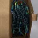 Brizled Christmas Lights Multicolor, 2 Pack 33ft 100 LED Christmas Tree Lights, 120V UL Certified Connectable Xmas String Light Indoor Outdoor Mini Light Set for Xmas Tree Party Garden Porch Decor